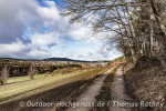 Sonniger Start mit dem Blick zurück nach Viechtach