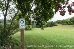Gut beschildert, der Donauberglandweg