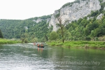 Paddeln auf der jungen Donau am Fusse der Schwäbischen Alb.