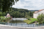 Auch hier wird der Fluss schonend zur Energiegewinnung genutzt.