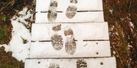 Spuren im Schnee