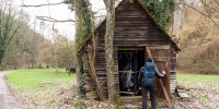 Heuhütte auf dem Reichentaler Kunstweg