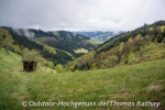 Die Wolken steigen über dem Harmersbachtal nach oben.