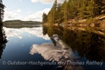 Idyllische Ruhe und keine Menschenseele im Naturreservat Glaskogen