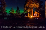 Auch Polarlichter und Sternschnuppen kann man entdecken