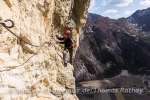 Einstieg zum Klettersteig *La Grande Fistoire*
