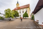 Basilika in Wemding auf dem Geopark Ries Radweg von Krater zu Krater