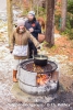 Echter Outdoor Hochgenuss - Lagerfeuerfondue