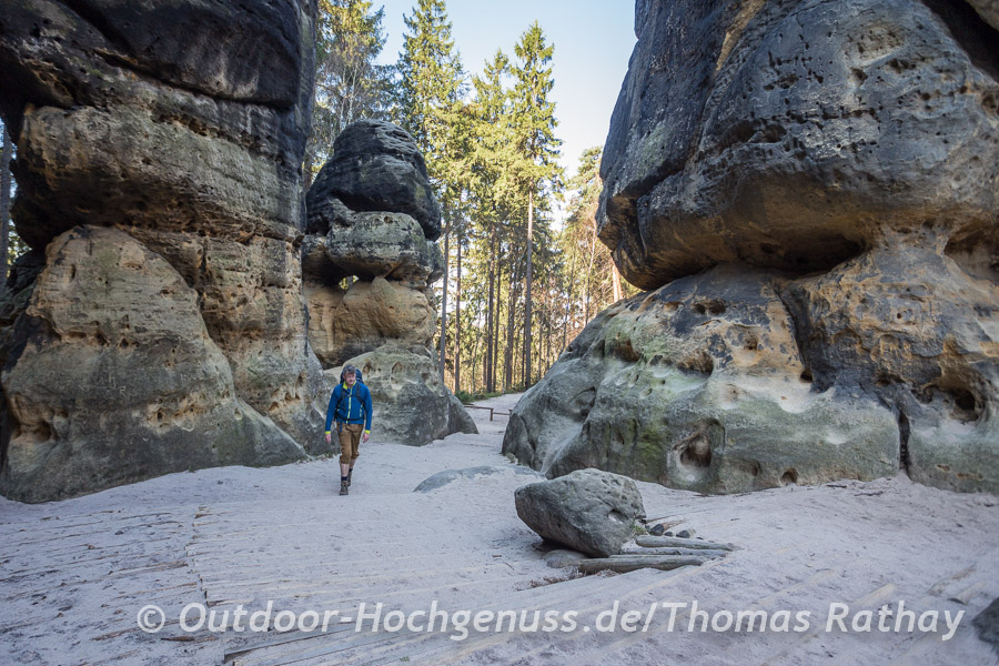 Wandern auf dem Malerweg im Elbsandsteingebirge Tag DREI