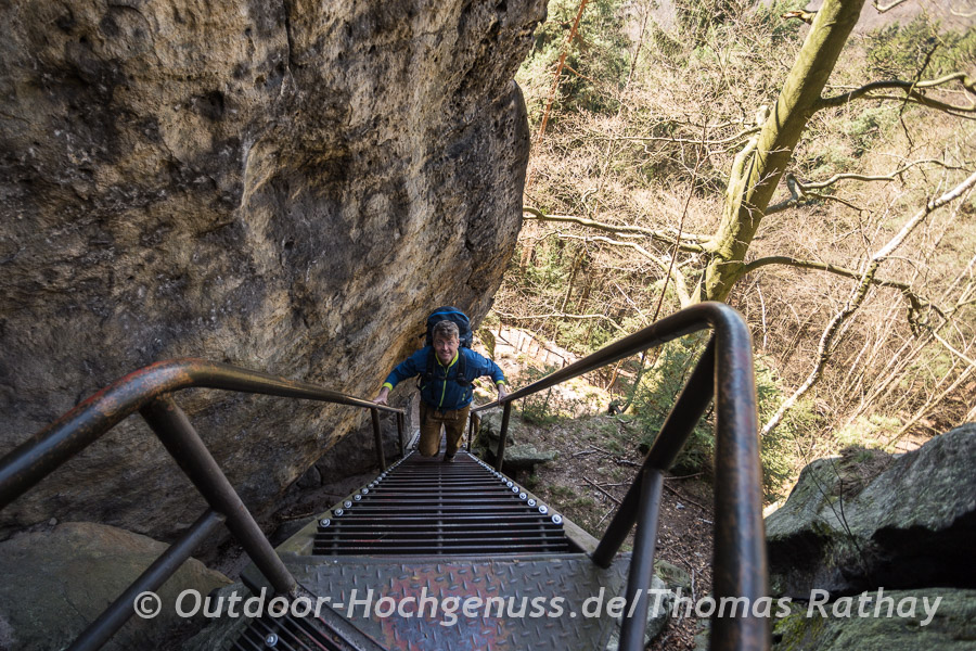 Wandern auf dem Malerweg im Elbsandsteingebirge Tag DREI
