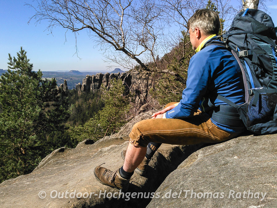 Wandern auf dem Malerweg im Elbsandsteingebirge Tag DREI