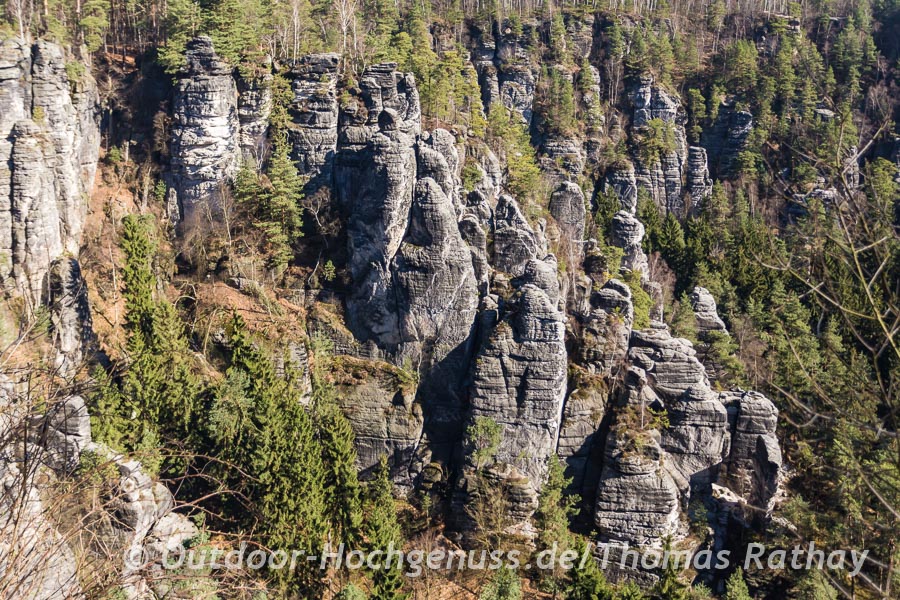 Wandern auf dem Malerweg im Elbsandsteingebirge Tag ZWEI