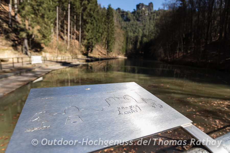 Wandern auf dem Malerweg im Elbsandsteingebirge Tag ZWEI