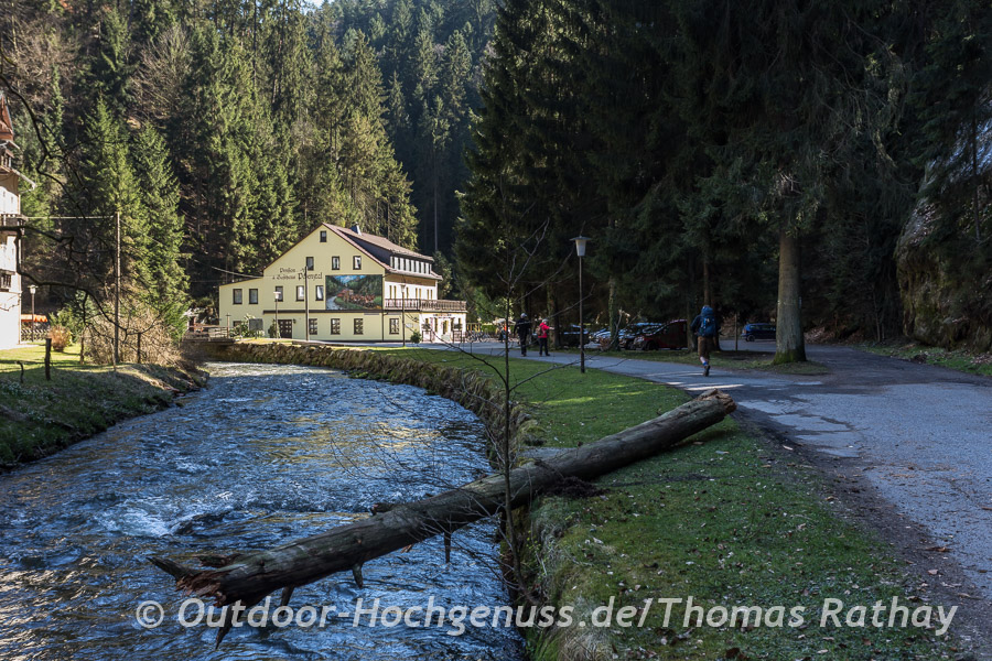 Wandern auf dem Malerweg im Elbsandsteingebirge Tag ZWEI