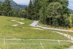 Die Strecke führt durch Wald und Wiesen