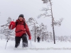 Schneeschuhwanderung zum Njupeskär.