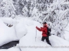 Schneeschuhwanderung zum Njupeskär.