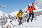 Schneeschuhtour unterhalb des Dachsteinmassivs