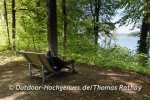 Ruheliege mit Seeblick