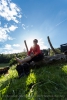 Der Barfusspfad in Tieringen ist ca. 900 Meter lang.