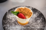Ein feines Dessert zum Abschluss des abendlichen Menüs