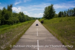 Perfekter Radweg zum Niederlegen