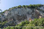 Nah dran an den Kalksteinfelsen in La Balme