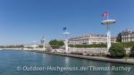 Sehr eindrucksvoll, das Freibad von Lyon