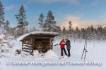 Ski Langlauf Tour auf dem Idrefjäll