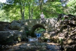 Oberhalb des Uracher Wasserfalls.