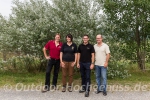 Ein starkes Team - die drei Owener Whisky-Erzeuger und Whisky-Botschafterin Angelika Weis.