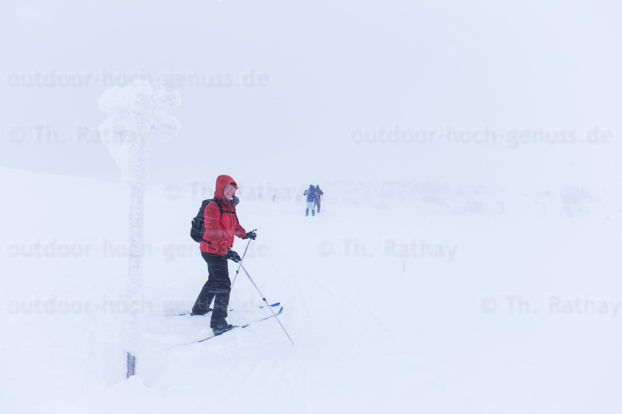 Backcountry-Skitour vom Nipfjäll zum Idrefjäll.