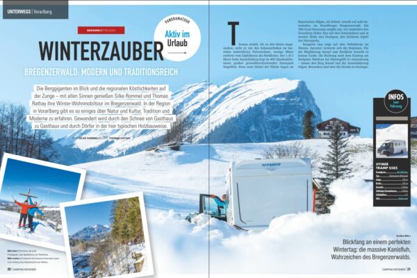 Wintercamping in Vorarlberg