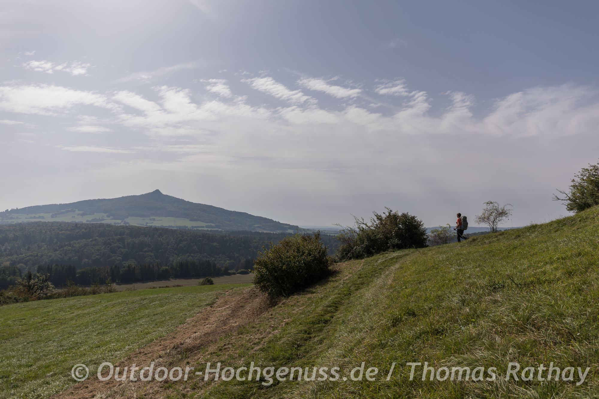 Wanderung auf der Hegauer Vulkan Tour - Teil des Hegauer Kegelspiels