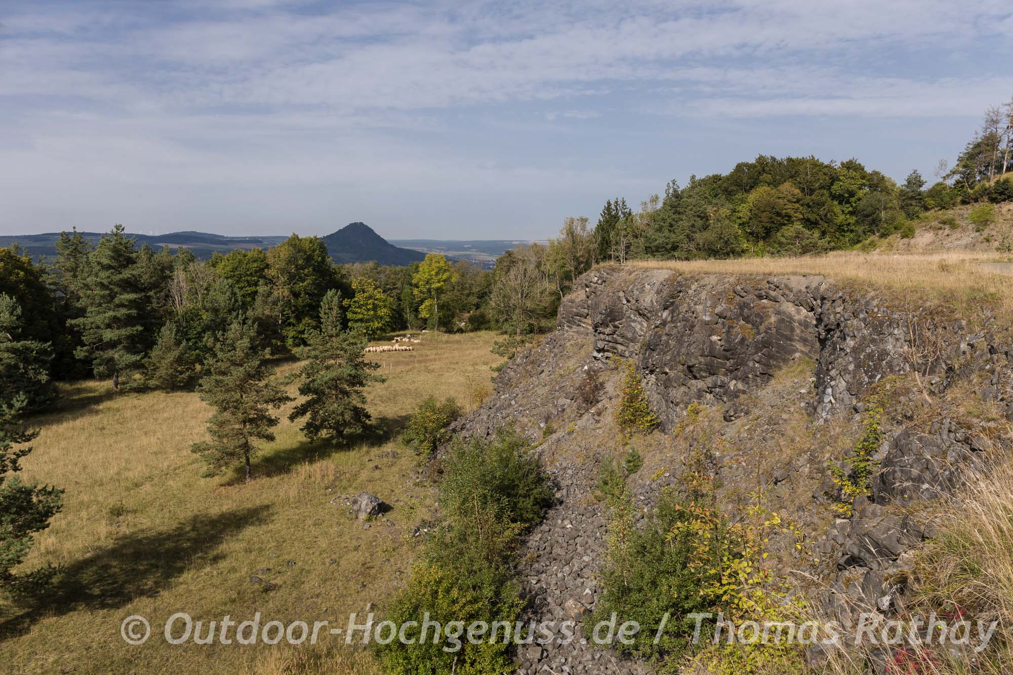 Wanderung auf der Hegauer Vulkan Tour - Teil des Hegauer Kegelspiels