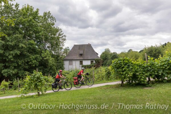 Radfahren auf dem Ilmtal-Radweg