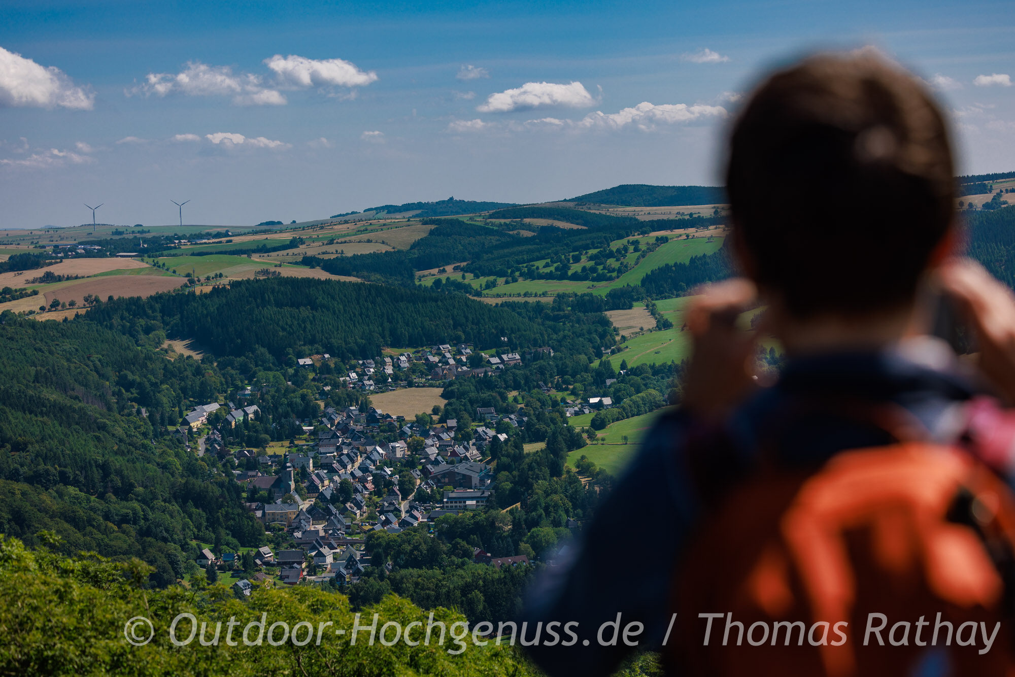 Wanderung auf dem Kammweg im Erzgebirge