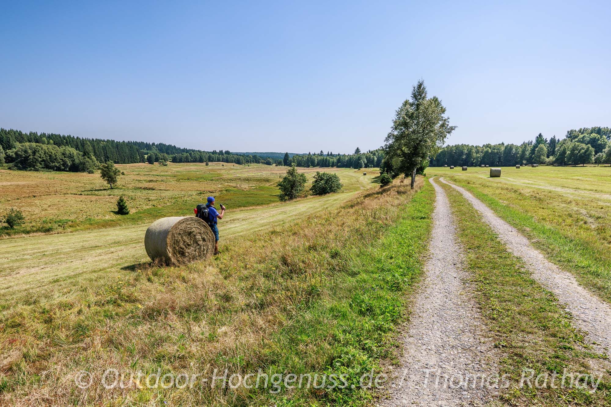 Wanderung auf dem Kammweg im Erzgebirge