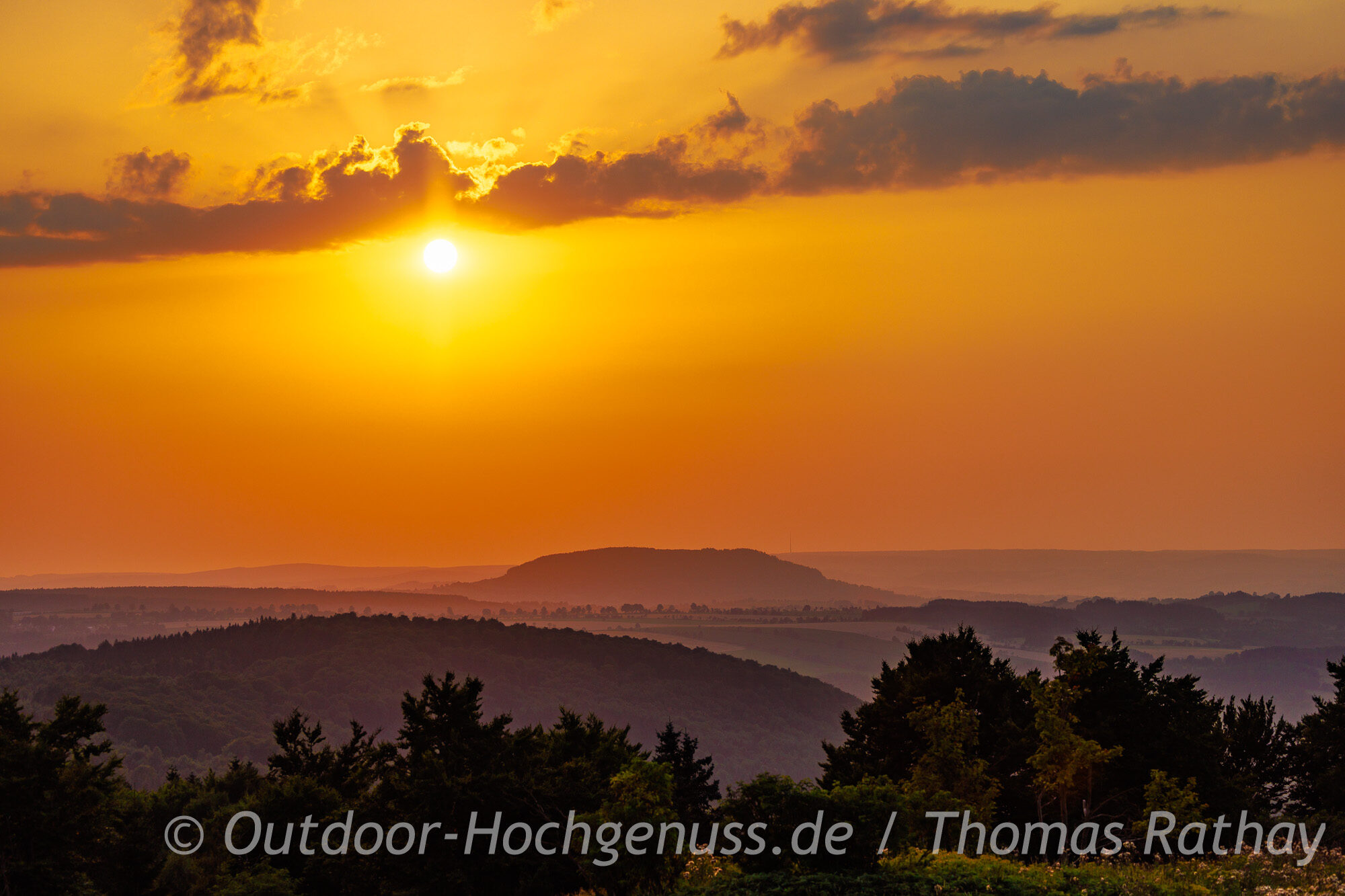 Wanderung auf dem Kammweg im Erzgebirge