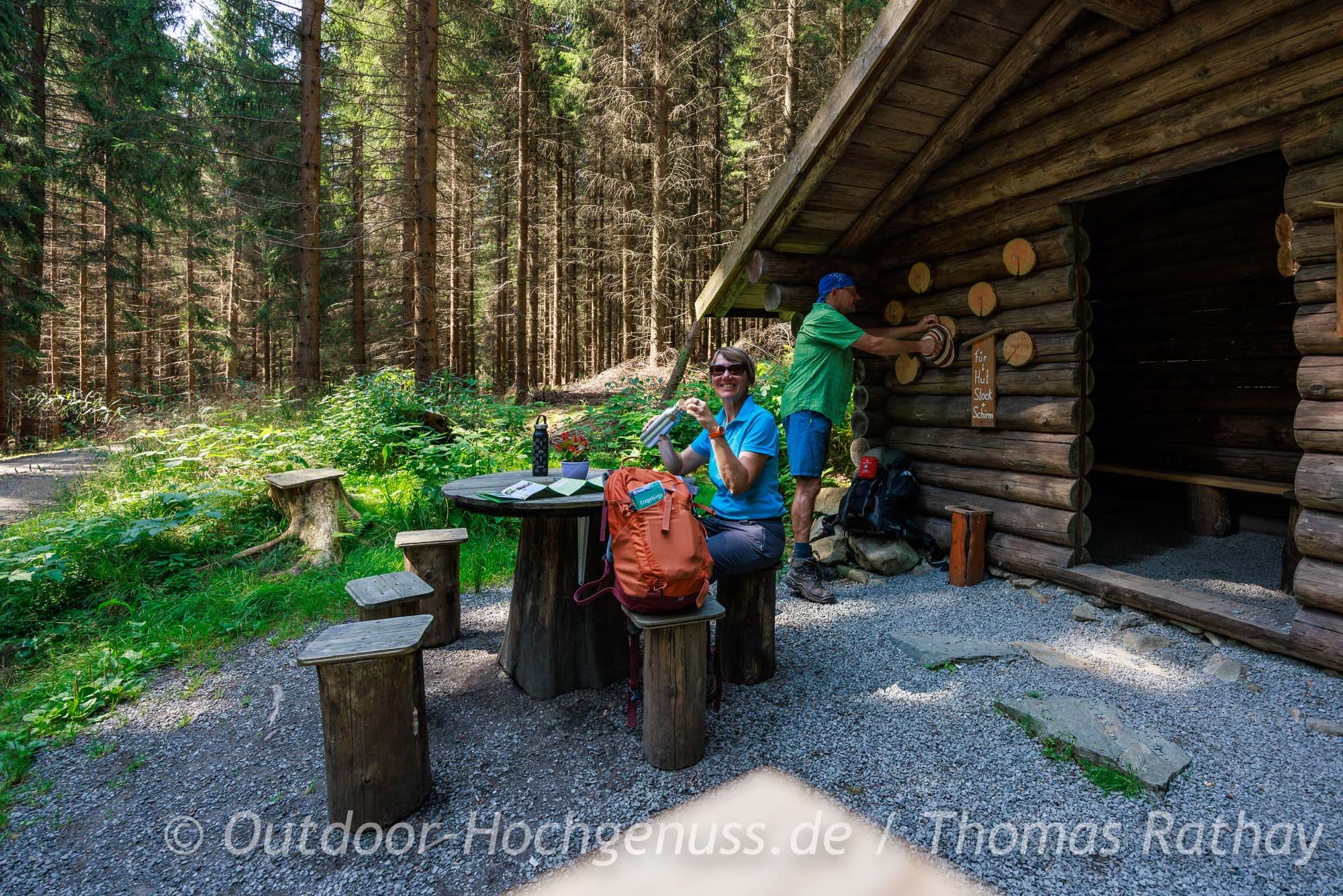 Wanderung auf dem Kammweg im Erzgebirge
