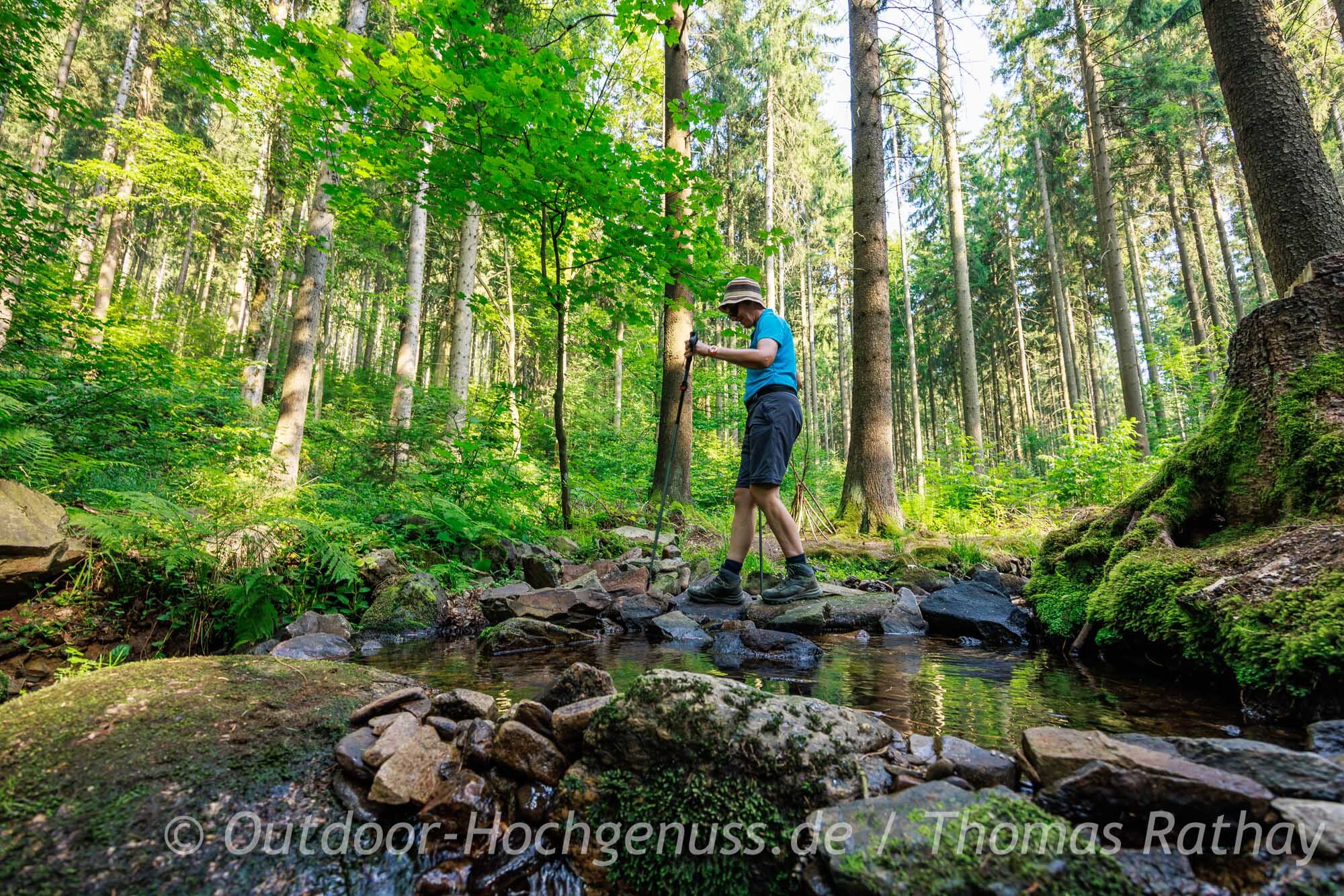 Wanderung auf dem Kammweg im Erzgebirge