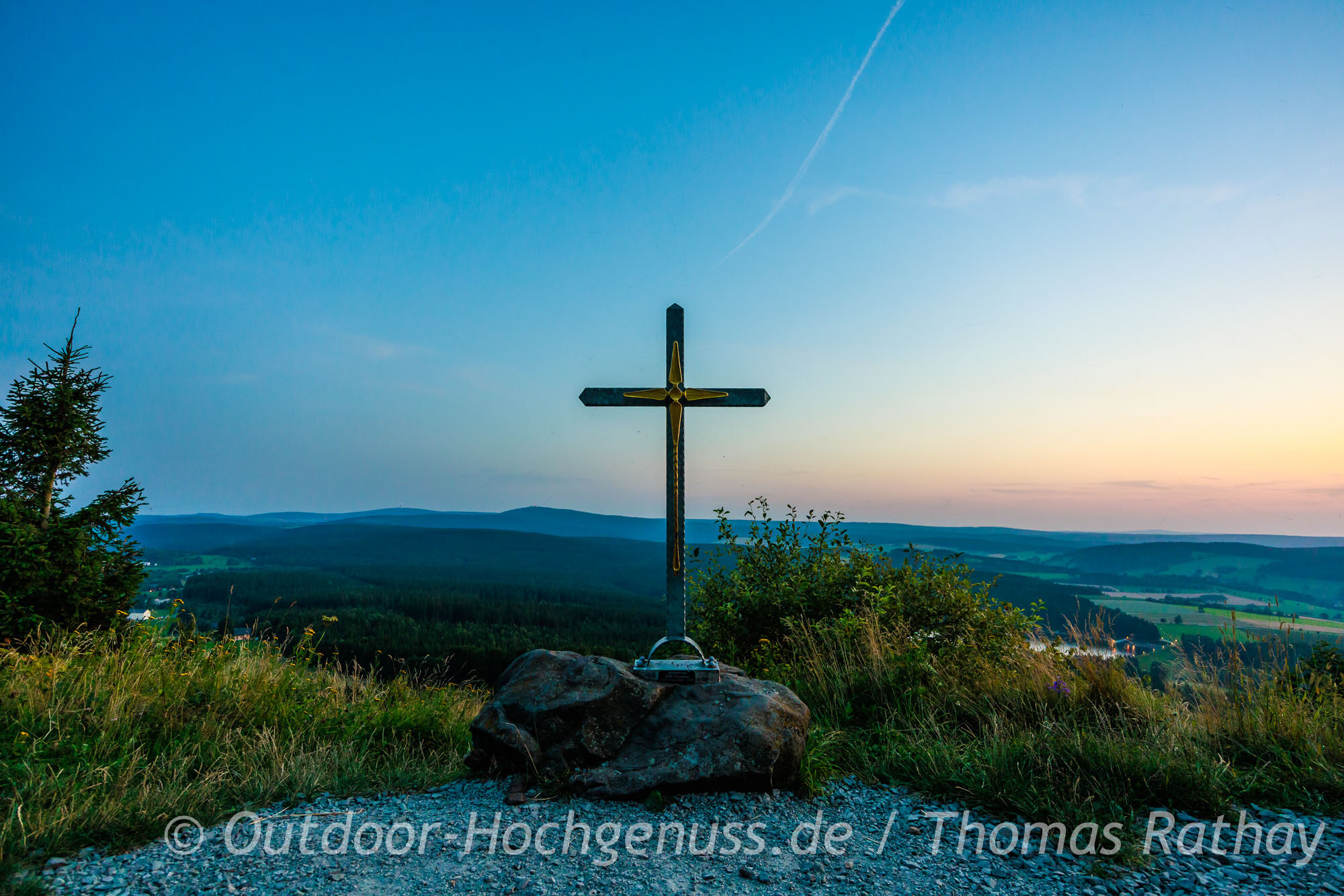 Wanderung auf dem Kammweg im Erzgebirge
