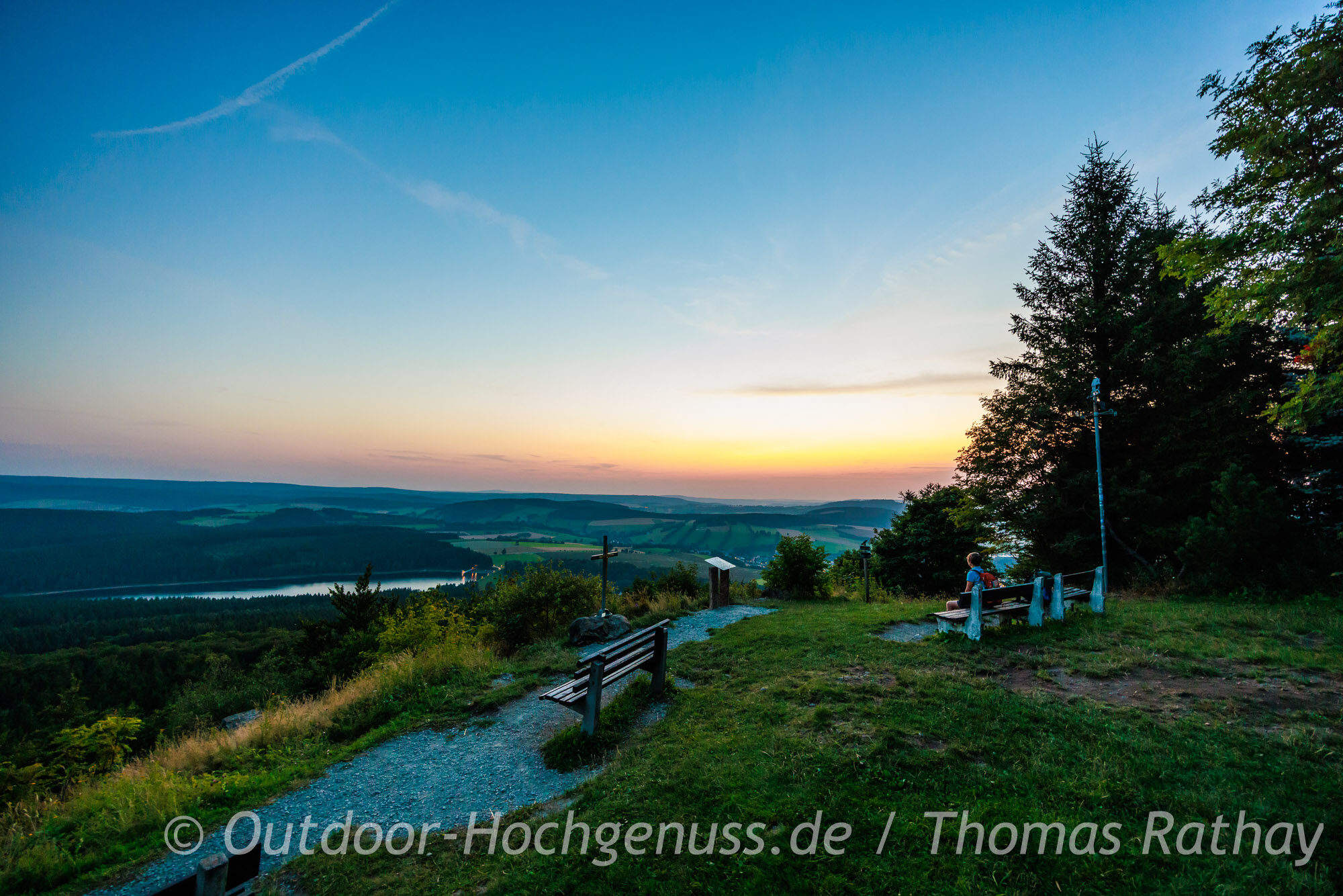 Wanderung auf dem Kammweg im Erzgebirge