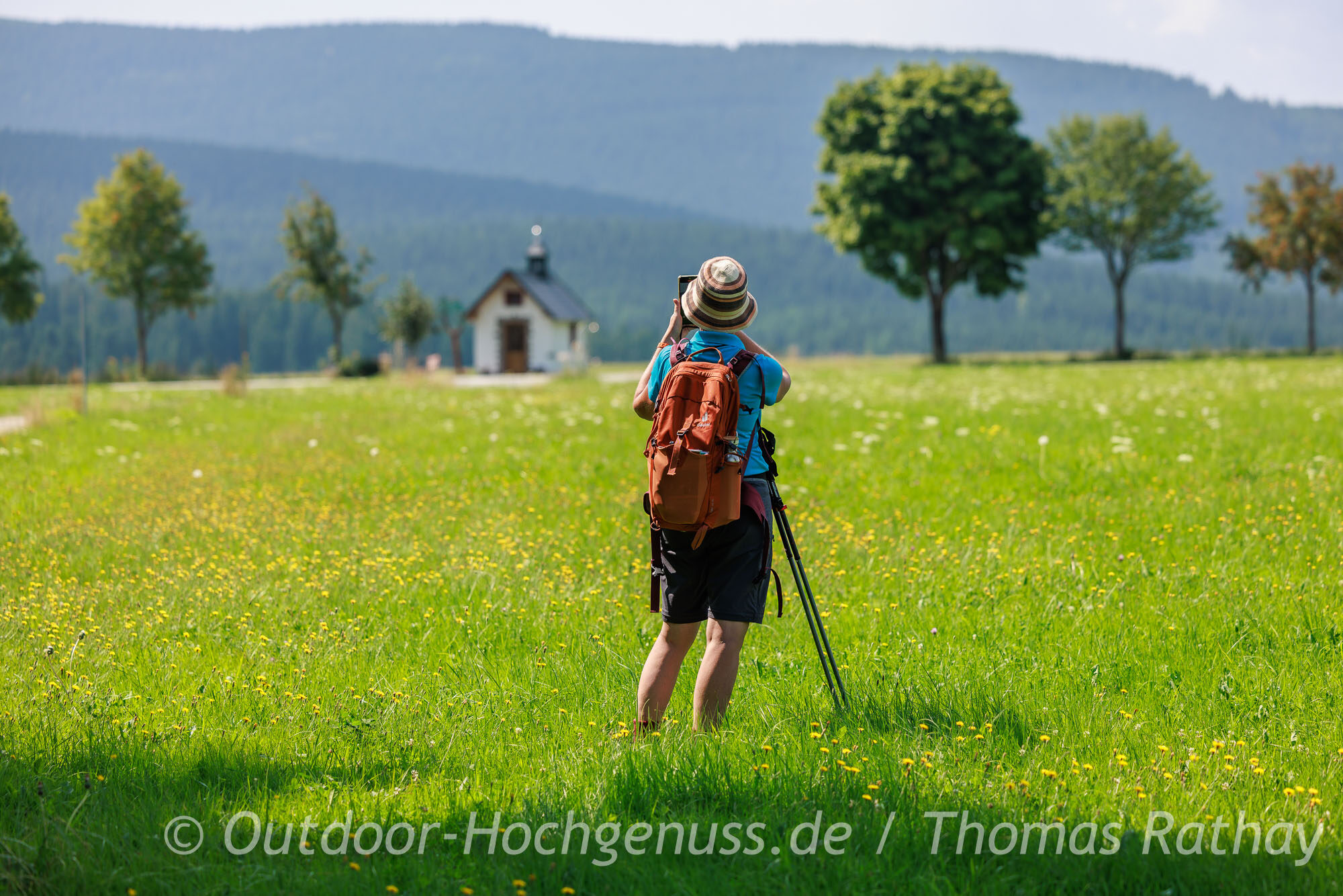 Wanderung auf dem Kammweg im Erzgebirge