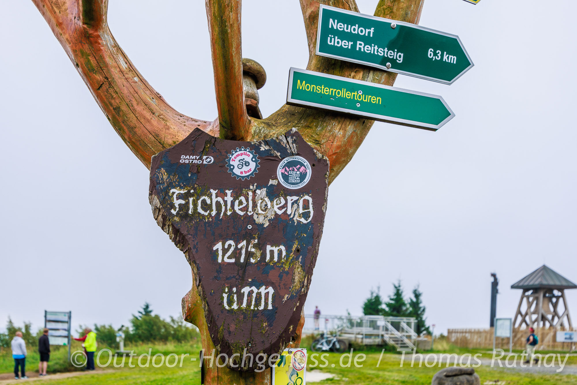 Wanderung auf dem Kammweg im Erzgebirge Wanderung auf dem Kammweg im Erzgebirge
