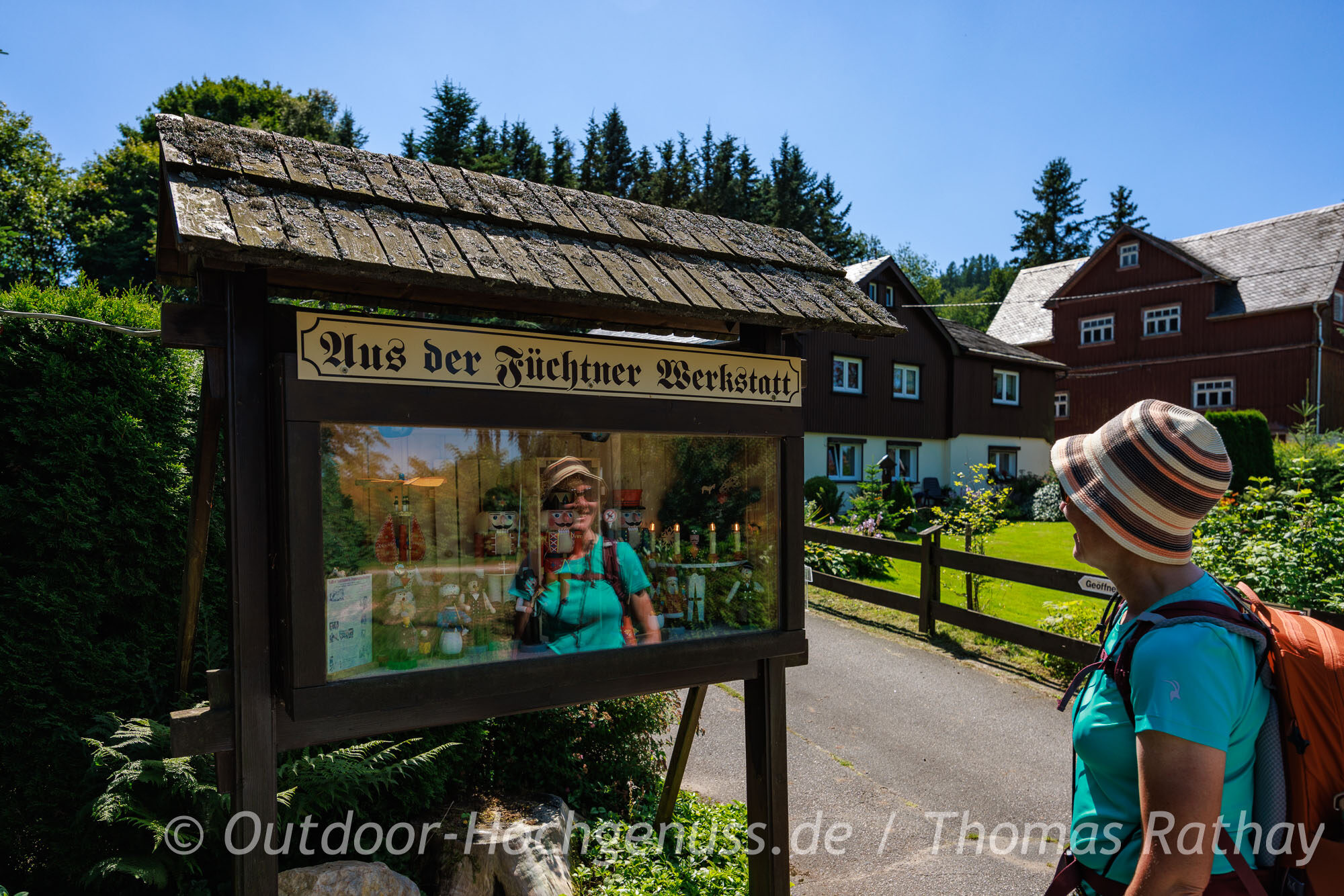 Wanderung auf dem Kammweg im Erzgebirge