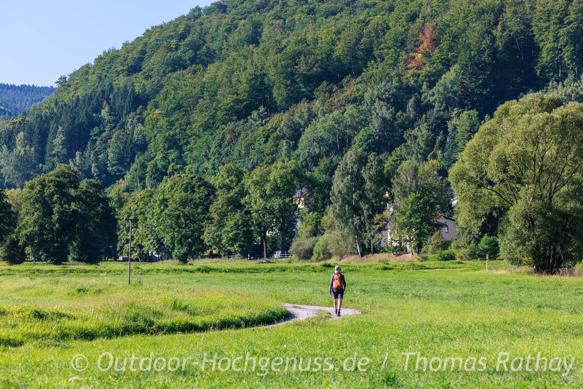 Wanderung auf dem Kammweg im Erzgebirge