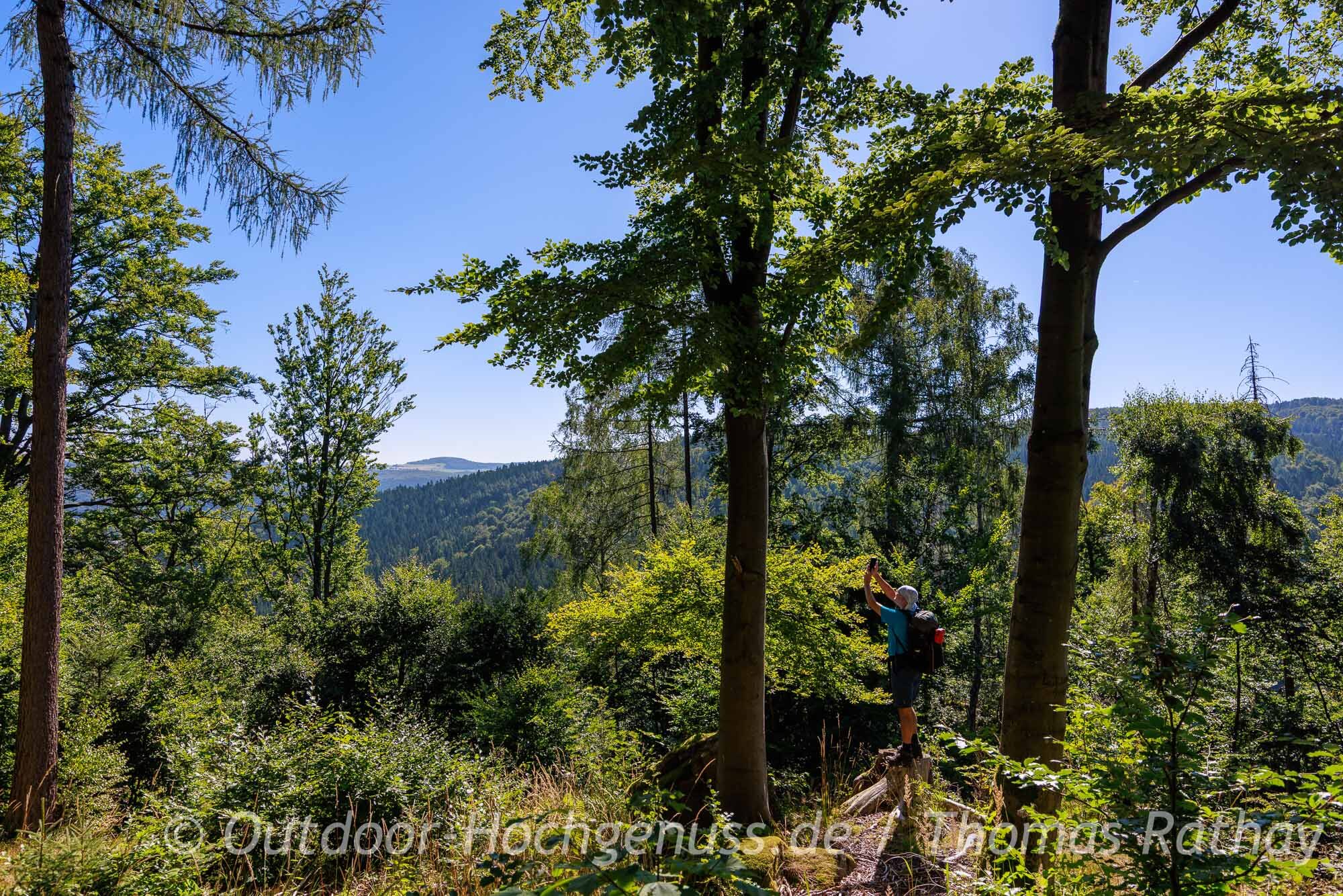 Wanderung auf dem Kammweg im Erzgebirge
