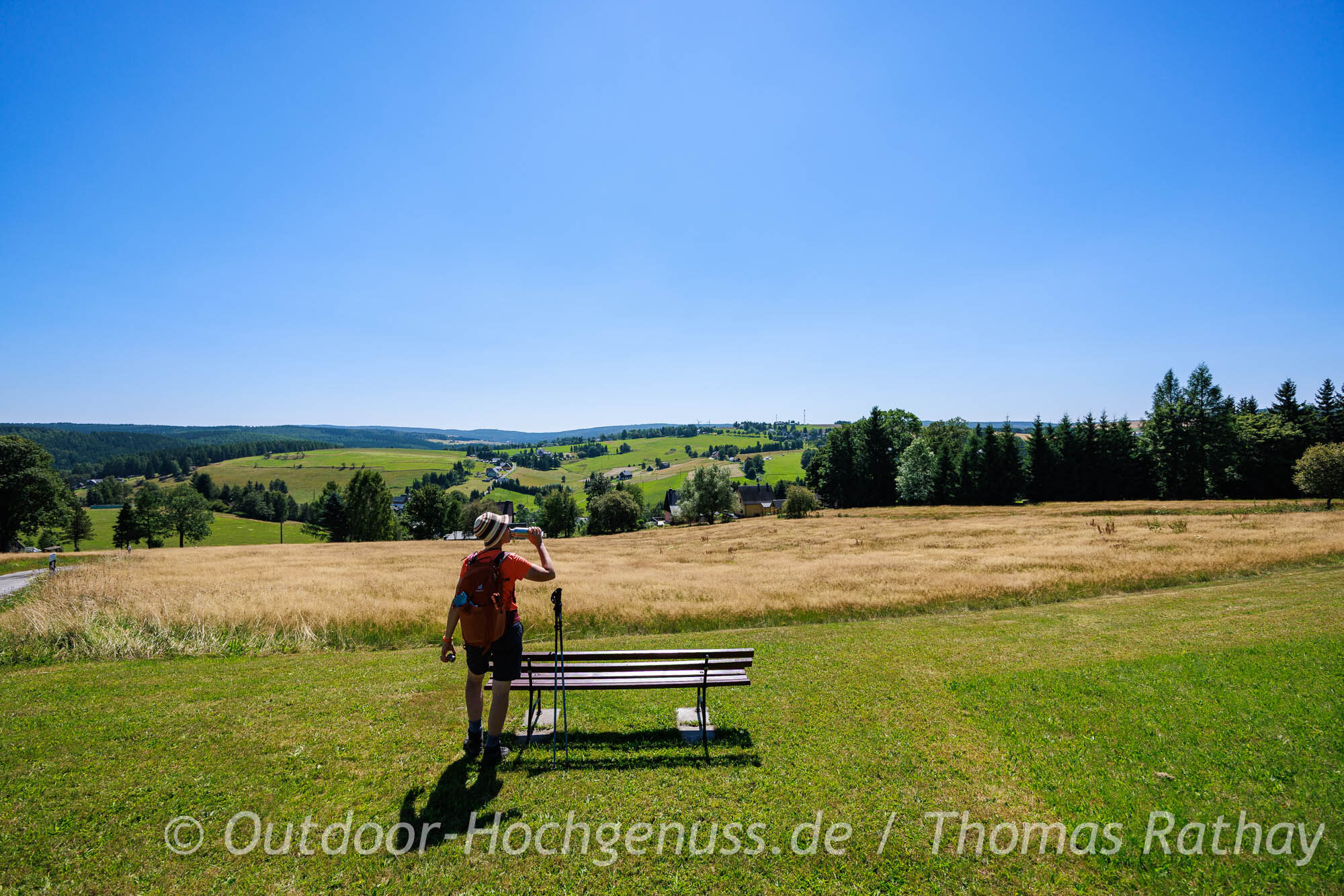 Wanderung auf dem Kammweg im Erzgebirge