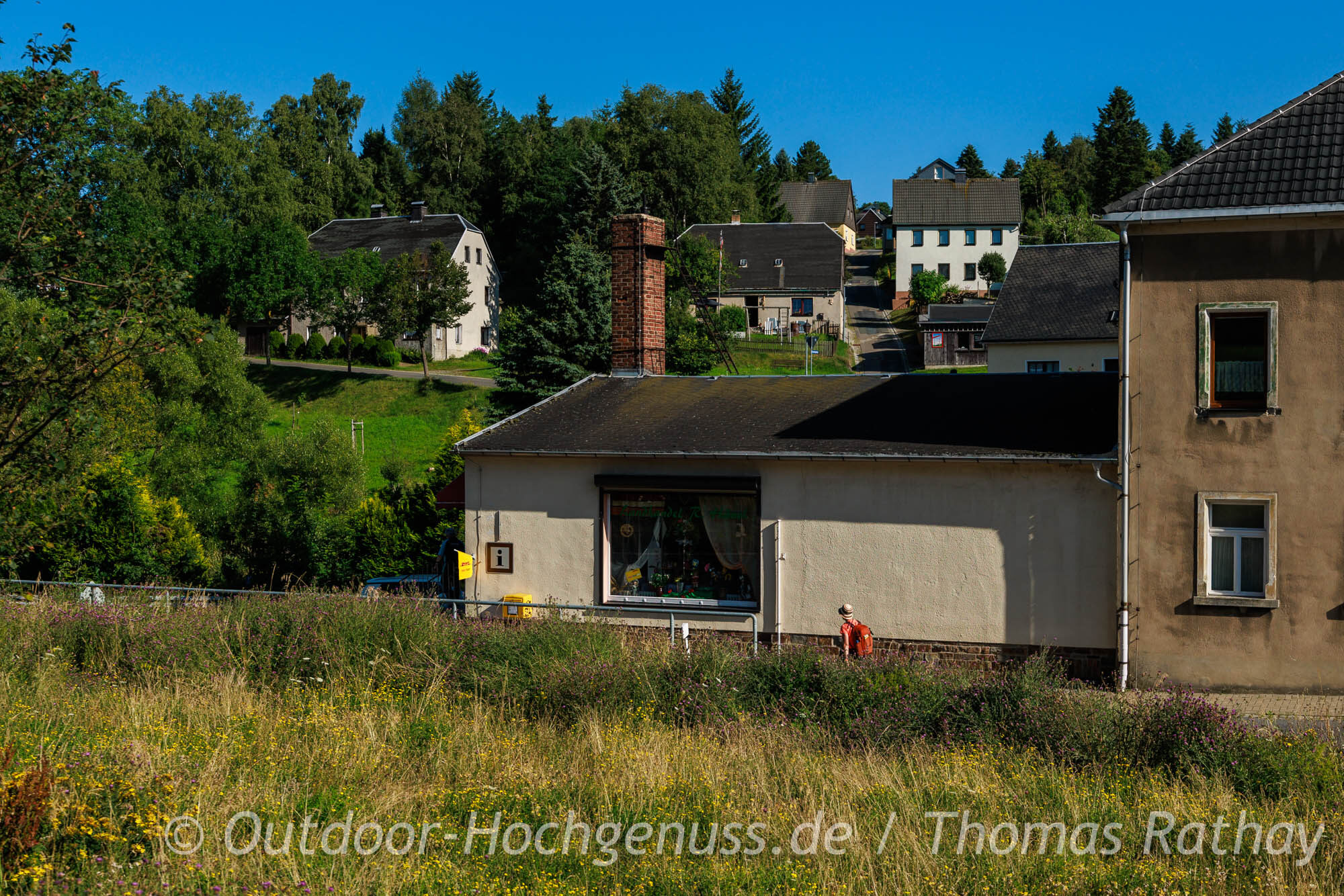 Wanderung auf dem Kammweg im Erzgebirge